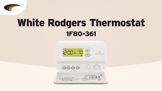 The White Rodgers 1F80361 Thermostat [upl. by Bevin]