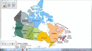 Canada Provinces territoires et capitales [upl. by Shifra556]