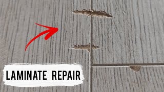 LAMINATE REPAIR  How to perfectly repair damage to new laminate [upl. by Ymerrej]