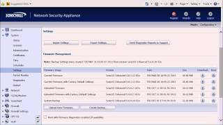 How to upgrade Sonicwall firmware  TZ and NSA Series Firewalls [upl. by Eire]