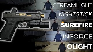 Is the Surefire X300 Still King  5 Pistol Light Comparisons [upl. by Dnalloh502]