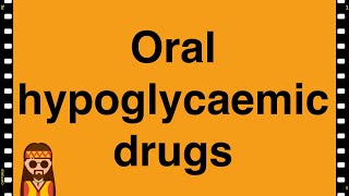 Pharmacology Hypoglycaemic or Anti diabetic drugs MADE EASY [upl. by Oramlub304]