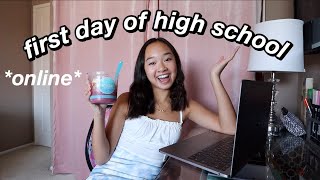 FIRST DAY OF HIGH SCHOOL 9th grade grwm amp vlog  Nicole Laeno [upl. by Sulienroc488]