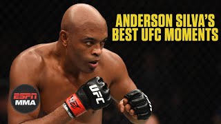 Anderson Silvas best UFC moments  ESPN MMA [upl. by Aia269]