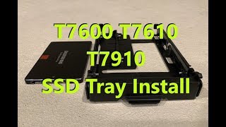 Precision T7600 T7610 T7910 SSD Drive Tray Install [upl. by Noyrb]