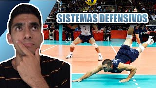 REGLAS DE VOLEIBOL  SISTEMAS DEFENSIVOS [upl. by Nalla]