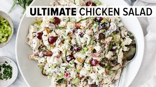 BEST CHICKEN SALAD RECIPE  easy amp healthy [upl. by Tessil]