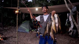 Adventure Camping fishing And cooking អន្លង់ព្រីងស្ទឹងកែបស្រុកថ្មបាំងខេត្តកោះកុងបួនយប់ប្រាំថ្ងៃ [upl. by Nylirehs18]