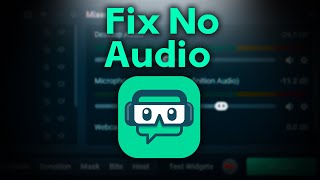 Fix No Audio in Streamlabs OBS in 3 Minutes [upl. by Verras]