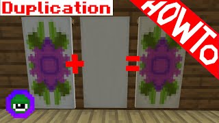 Minecraft How to Copy or Duplicate Banners  Tutorial Works in 118 [upl. by Lorre]