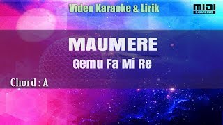 Karaoke Maumere  Gemu Fa Mi Re Tanpa Vokal [upl. by Benjamen]