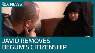 Shamima Begum shocked as citizenship is revoked  ITV News [upl. by Smada226]