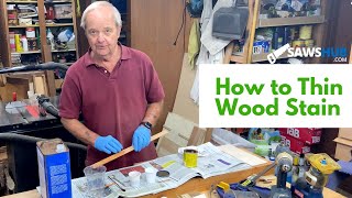 How to Thin Wood Stain For Woodworking Projects [upl. by Prunella]