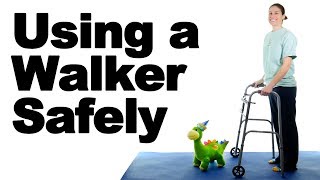 How to use a Rollator or fourwheeled walker for senior mobility [upl. by Leizahaj]