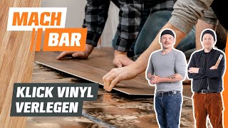 Klick Vinyl verlegen und schneiden  OBI [upl. by Siloa]