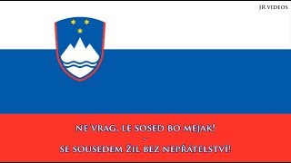 Slovinská hymna SLOCZ text  Anthem of Slovenia Czech [upl. by Cloe]