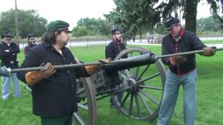 How To Load and Fire Civil War Cannon [upl. by Eehsar]