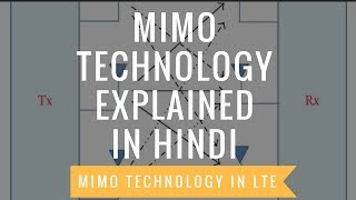 MIMO Technology in Wireless Communication  MIMO in LTE Explained in Hindi [upl. by Yemane265]