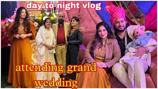 Attending a grand wedding  wedding vlog [upl. by Durnan970]