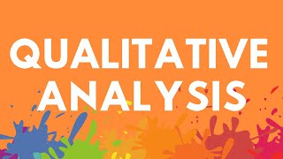 Qualitative Data Analysis [upl. by Darelle]