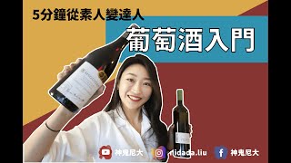 『葡萄酒入門』—5分鐘讓你從素人變達人｜酒鬼尼大｜ [upl. by Kcod]