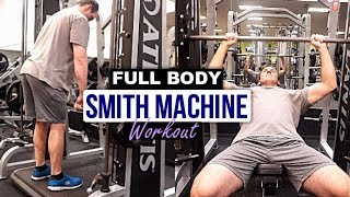 EFFECTIVE FULL BODY SMITH MACHINE WORKOUT [upl. by Alrahs]