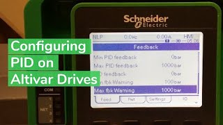 Configuring PID Functions on Altivar Process Drives  Schneider Electric Support [upl. by Binky]