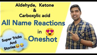 All name reactions of Aldehyde Ketone and Carboxylic Acid  Amazing tricks  By TUC  By Nikhil sir [upl. by Nossah796]