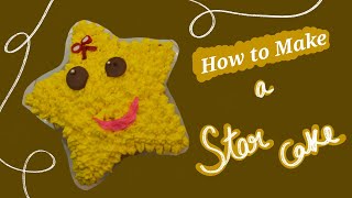 How to Make a Star Cake EASY [upl. by Ayeki]