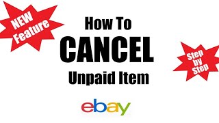 How to Use The Cancel Sale Function for Unpaid Items on eBay  eBay 2021 New Feature [upl. by Aneleairam]