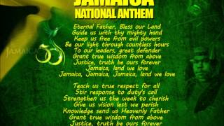 Jamaica National Anthem with Lyrics [upl. by Yevol579]