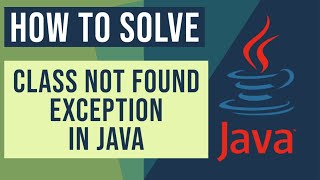 javalangClassNotFoundException Example  How to handle javalangClassNotFoundException [upl. by Toni]
