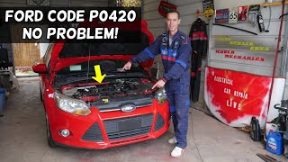 FORD FIX CODE P0420 CATALYST SYSTEM EFFICIENCY ANY FORD [upl. by Rehpotisrhc]