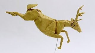 How to make an Origami Deer [upl. by Rebmac956]