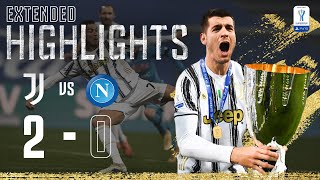 Juventus 20 Napoli  CR7 amp Morata Goals Secure 9th Supercup Win  EXTENDED Highlights [upl. by Wharton577]