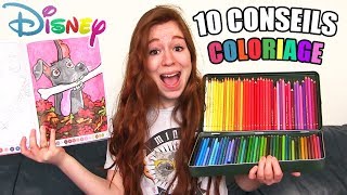 10 CONSEILS POUR REUSSIR VOS COLORIAGES DISNEY [upl. by Yusuk]