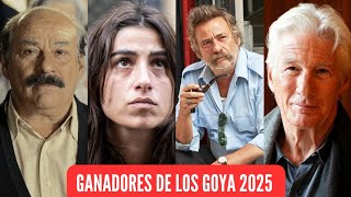 LOS GANADORES DE LOS PREMIOS GOYA 2025 [upl. by Lan]