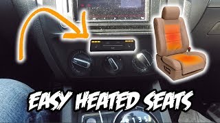 How To Install HEATED SEATS in ANY Car EASY [upl. by Nehgam]