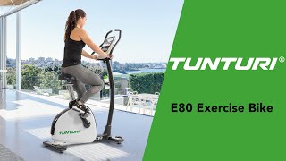 Tunturi Endurance E80 Hometrainer  Fitness Bike  Ergometer EN [upl. by Virginie]