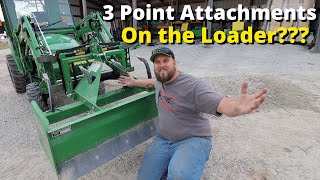 3 Point Attachments on the Front End Loader [upl. by Ayanat]