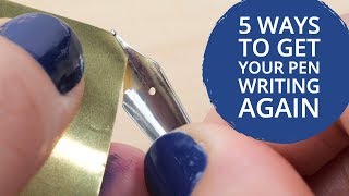 5 Ways to Get Your Pen Writing Again [upl. by Rutra845]