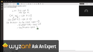 Solving cos 3x  cosx [upl. by Jud]