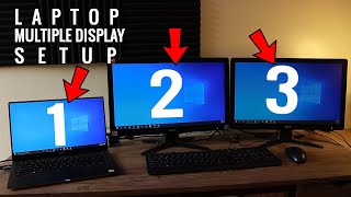 How to setup Multiple Display on a Laptop [upl. by Nivej]