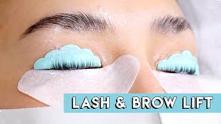 I Got A Lash amp Brow Lift  Heres how the professionals do it [upl. by Eizzil]