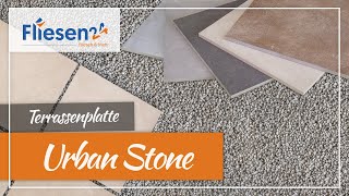 Terrassenplatte  Urban Stone 60x60x2 cm  Feinsteinzeug  100 frostsicher [upl. by Anoek632]