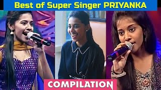 Best of Super Singer PRIYANKA Songs [upl. by Alliehs]