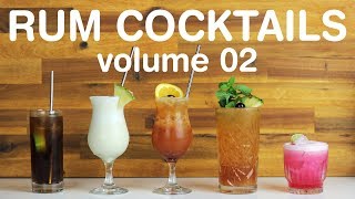 BEST RUM COCKTAILS  volume 02 [upl. by Nylasoj]