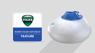 Vicks Warm Steam Vaporizer V150  Features [upl. by Oinotnaocram117]