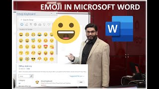 How to add  type emoji in Microsoft Word  Emoticons in Word [upl. by Archibold]