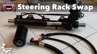 E30 Steering Rack Swap [upl. by Berstine]